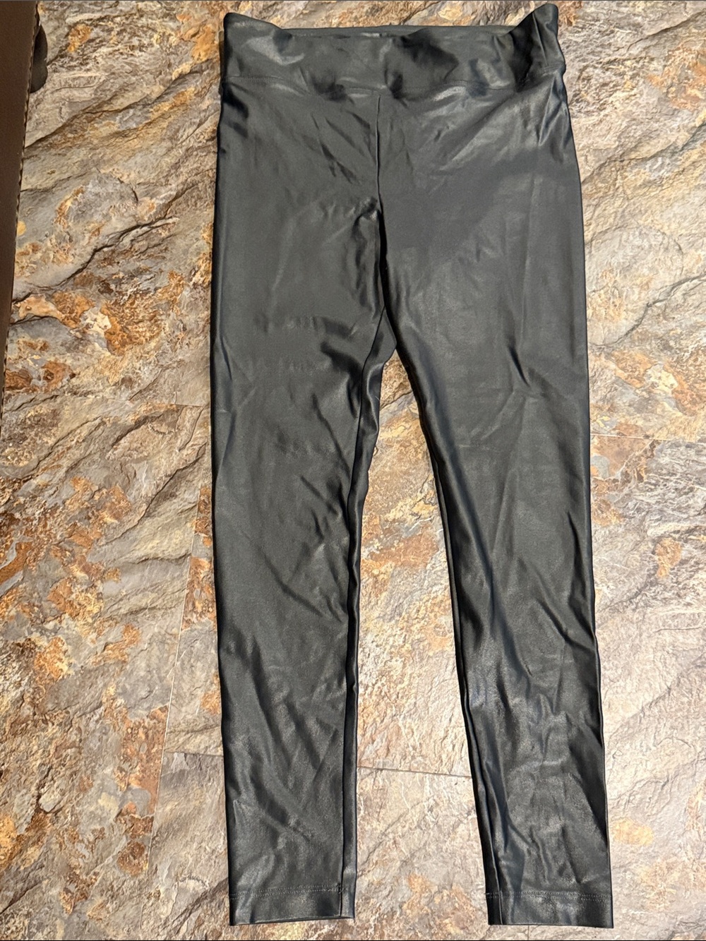 Koral women’s size large shiny dark grey leggings - Picture 1 of 9